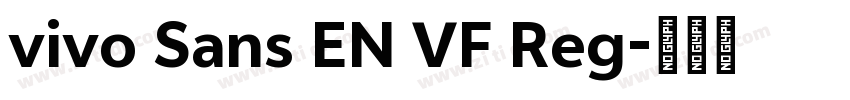 vivo Sans EN VF Reg字体转换